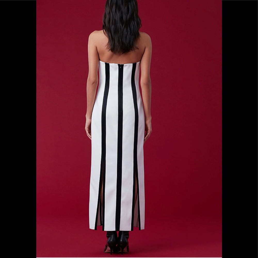 New Diane Van Furstenberg Strapless Midi Dress - Picture 8 of 8